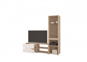 Гостиная АНТАЛИЯ (модульная) Сонома/Белый софт в Тарко-Сале - tarko-sale.mebel24.online | фото 5