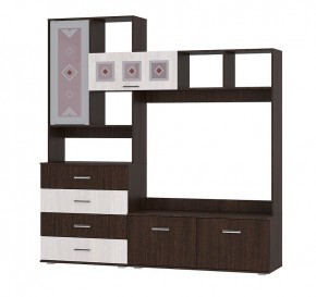 Гостиная Белла (модульная) венге/ясень белый в Тарко-Сале - tarko-sale.mebel24.online | фото 2