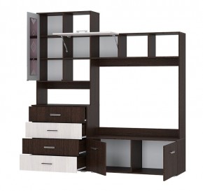 Гостиная Белла (модульная) венге/ясень белый в Тарко-Сале - tarko-sale.mebel24.online | фото 3