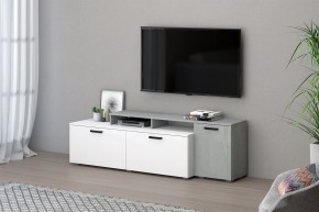 Гостиная Эльза (модульная) Бетонный Камень/Белый в Тарко-Сале - tarko-sale.mebel24.online | фото 2