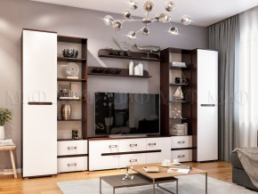 КИМ Гостиная (модульная) МДФ (белый) в Тарко-Сале - tarko-sale.mebel24.online | фото 2