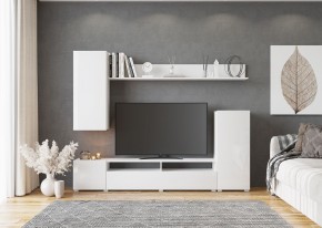 Гостиная Лира МДФ (Белый/Белый глянец) в Тарко-Сале - tarko-sale.mebel24.online | фото