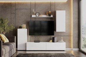 Гостиная МГС 10 (Белый текстурный) в Тарко-Сале - tarko-sale.mebel24.online | фото 1