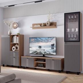 Гостиная Олива (Дуб каньон/MF14 Муссон софт) в Тарко-Сале - tarko-sale.mebel24.online | фото