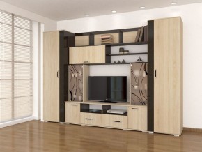 Гостиная Оскар-18-2 дуб сонома-венге в Тарко-Сале - tarko-sale.mebel24.online | фото