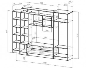 ОСКАР Гостиная (Венге/Анкор светлый) в Тарко-Сале - tarko-sale.mebel24.online | фото