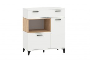 Гостиная "Bergen" (модульная) Белый /Дуб бунратти в Тарко-Сале - tarko-sale.mebel24.online | фото 8