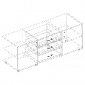 Гостиная "Сандра" (модульная) в Тарко-Сале - tarko-sale.mebel24.online | фото 23