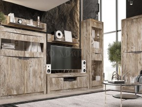 Гостиная Ривьера (модульная) Дуб Юкон-Бетон темный в Тарко-Сале - tarko-sale.mebel24.online | фото