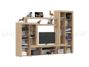 СТАС Гостиная (МДФ) Шоколад/дуб сонома в Тарко-Сале - tarko-sale.mebel24.online | фото 2