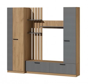 Гостиная Юджи (Дуб Крафт золотой/Графит) в Тарко-Сале - tarko-sale.mebel24.online | фото 2