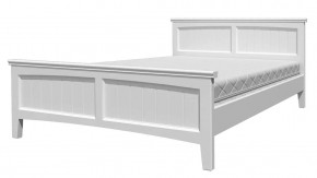 ГРАЦИЯ-4 Кровать из массива 1400 (Белый античный) в Тарко-Сале - tarko-sale.mebel24.online | фото