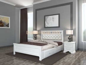 ГРАЦИЯ Кровать из массива 1600 с 2-мя ящиками  в Тарко-Сале - tarko-sale.mebel24.online | фото