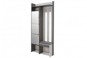 ГРЕТТА-ЭЛЬЗА Прихожая (дуб эльза/темно-серый) в Тарко-Сале - tarko-sale.mebel24.online | фото 5