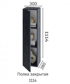 ХЛОЯ Гостиная (Дуб Вотан/Обсидиан) модульная в Тарко-Сале - tarko-sale.mebel24.online | фото 4
