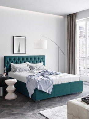 Интерьерная Кровать Октавия Бирюзовый 1600х2000 в Тарко-Сале - tarko-sale.mebel24.online | фото 1