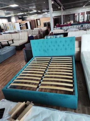 Интерьерная Кровать Октавия Бирюзовый 1600х2000 в Тарко-Сале - tarko-sale.mebel24.online | фото 2