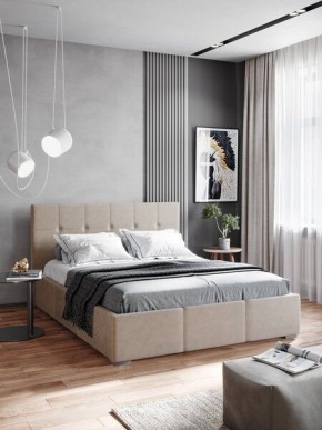 Интерьерная Кровать Рио 1.6 Ортопед на опорах Бежевый в Тарко-Сале - tarko-sale.mebel24.online | фото