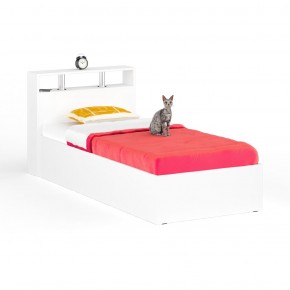 Камелия Кровать 0900, цвет белый, ШхГхВ 93,5х217х78,2 см., сп.м. 900х2000 мм., без матраса, основание есть в Тарко-Сале - tarko-sale.mebel24.online | фото 2