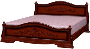 КАРИНА-1 Кровать из массива 1600 (Орех) в Тарко-Сале - tarko-sale.mebel24.online | фото