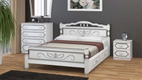 КАРИНА-5 Кровать из массива 1200 с 2-мя ящиками в Тарко-Сале - tarko-sale.mebel24.online | фото 1