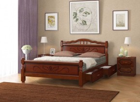 КАРИНА-5 Кровать из массива 1200 с 2-мя ящиками в Тарко-Сале - tarko-sale.mebel24.online | фото 3
