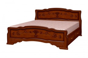 КАРИНА-6 Кровать из массива 1200 с 2-мя ящиками в Тарко-Сале - tarko-sale.mebel24.online | фото 4