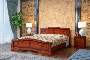 КАРИНА-6 Кровать из массива 1400 (Орех) в Тарко-Сале - tarko-sale.mebel24.online | фото