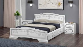 КАРИНА-6 Кровать из массива 900 с 2-мя ящиками в Тарко-Сале - tarko-sale.mebel24.online | фото 1