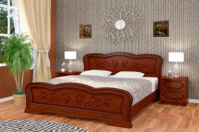 КАРИНА-8 Кровать из массива (Орех) в Тарко-Сале - tarko-sale.mebel24.online | фото
