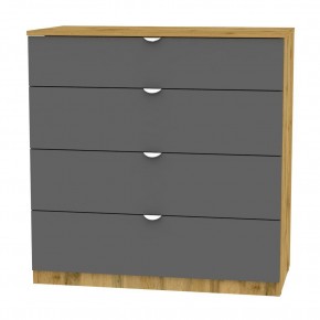 Комод K-93x90x45-1-TR (ДВ-Графит)​​​​​​​ Калисто в Тарко-Сале - tarko-sale.mebel24.online | фото