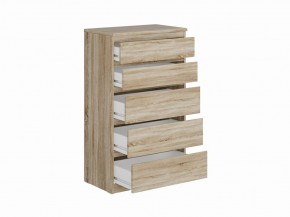 Комод КАСТОР с пятью ящиками, цвет Дуб Сонома в Тарко-Сале - tarko-sale.mebel24.online | фото 2