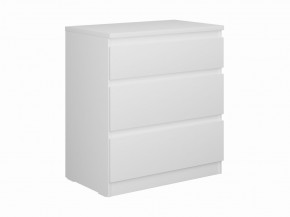 Комод КАСТОР с тремя ящиками, цвет белый в Тарко-Сале - tarko-sale.mebel24.online | фото