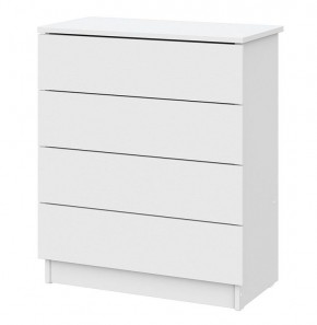 Комод КМ 1 (Серия 2) Белый текстурный в Тарко-Сале - tarko-sale.mebel24.online | фото 3