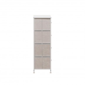 Комод Leset Линкс 4 ящ. (к/з), Каркас Белый, ящики Белые в Тарко-Сале - tarko-sale.mebel24.online | фото 4