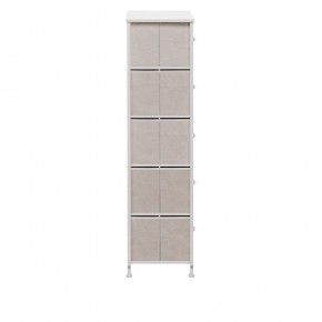 Комод Leset Линкс 5 ящ. (к/з), Каркас Белый, ящики Белые в Тарко-Сале - tarko-sale.mebel24.online | фото 5