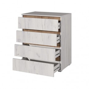 Комод Лиана (Дуб Крафт Белый/Дуб Крафт Золотой) в Тарко-Сале - tarko-sale.mebel24.online | фото
