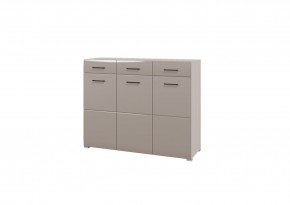 Комод НЕНСИ (Ясень Шимо светлый/Капучино глянец) в Тарко-Сале - tarko-sale.mebel24.online | фото