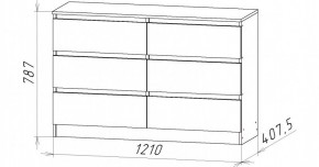 НИЦЦА-7 Комод (НЦ.07) в Тарко-Сале - tarko-sale.mebel24.online | фото 3