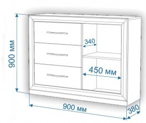 Комод Нобиле Км-120/38 ФГ в Тарко-Сале - tarko-sale.mebel24.online | фото 2