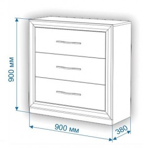 Комод Нобиле Км-90/38 в Тарко-Сале - tarko-sale.mebel24.online | фото 2