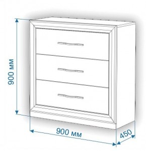 Комод Нобиле Км-90/45 в Тарко-Сале - tarko-sale.mebel24.online | фото 2