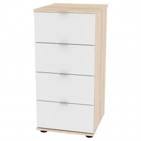 Комод "Алиса (K3)" с торцевой ручкой (ДСС-Белый) в Тарко-Сале - tarko-sale.mebel24.online | фото