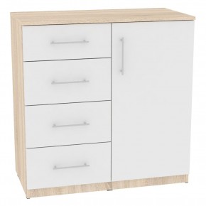 Комод "Калисто (K18)" ручка рейлинг (ДСС-Белый) в Тарко-Сале - tarko-sale.mebel24.online | фото