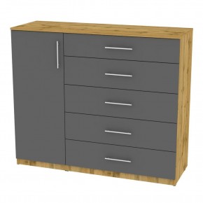 Комод "Калисто (K40)" ручка рейлинг (ДВ-Графит) в Тарко-Сале - tarko-sale.mebel24.online | фото