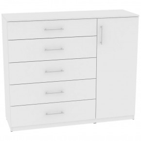 Комод "Калисто (K41)" ручка рейлинг (Белый) в Тарко-Сале - tarko-sale.mebel24.online | фото