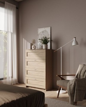 Комод СИРИУС с четырьмя ящиками, цвет Дуб Сонома в Тарко-Сале - tarko-sale.mebel24.online | фото