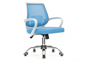 Компьютерное кресло Ergoplus blue / white в Тарко-Сале - tarko-sale.mebel24.online | фото