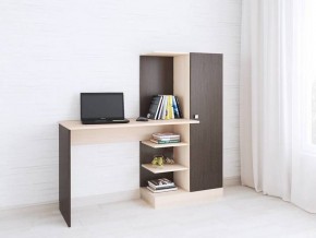 Компьютерный стол Квартет-6 венге/дуб молочный в Тарко-Сале - tarko-sale.mebel24.online | фото