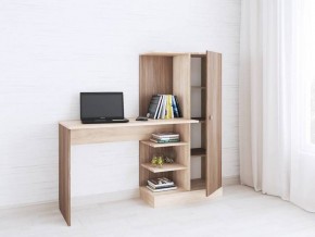 Компьютерный стол Квартет-6 ясень шимо/дуб сонома в Тарко-Сале - tarko-sale.mebel24.online | фото